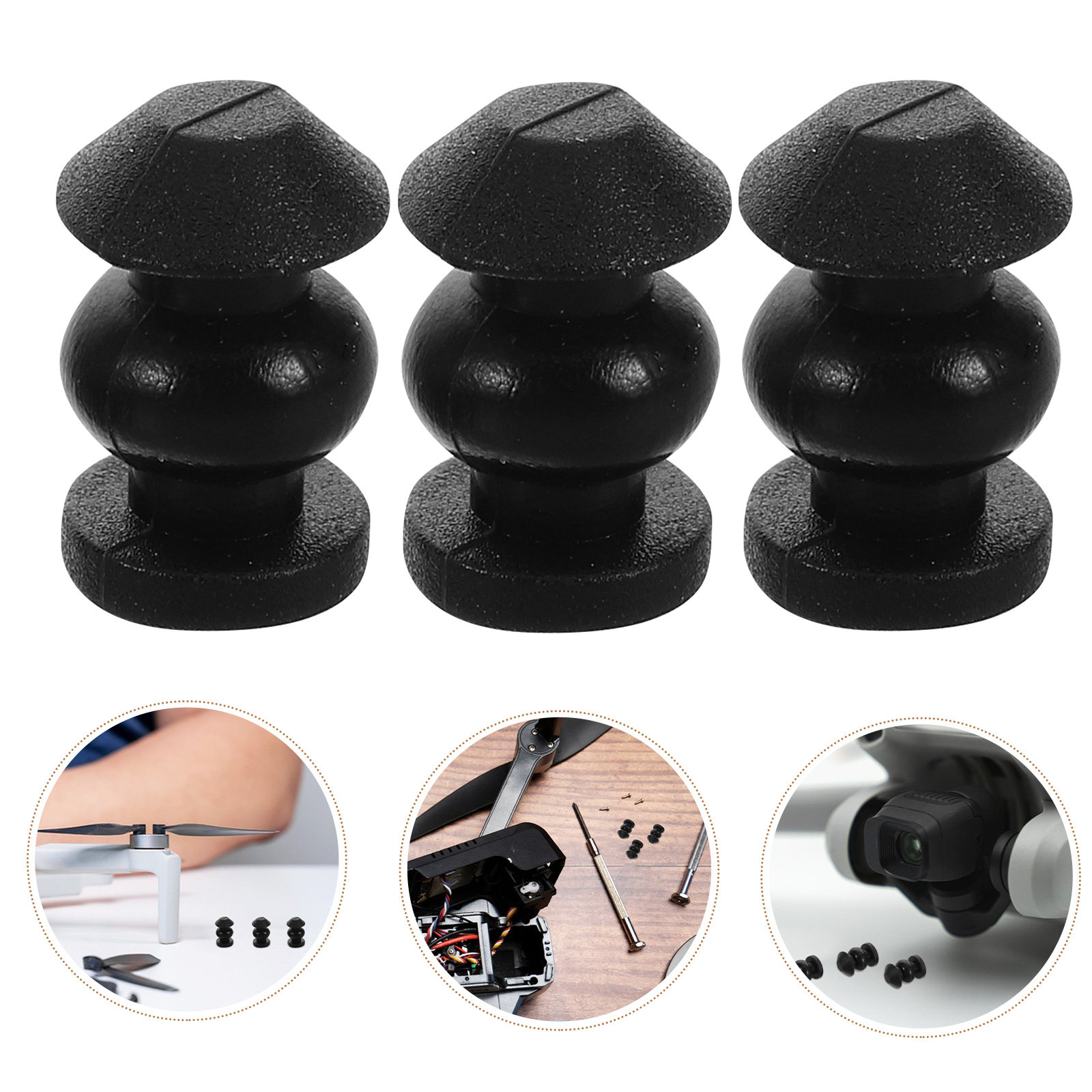 10 Buah Bola Peredam Getaran K - Drone Gimbal Dampener ulasan dan harga